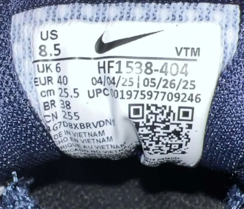 Nike Air Zoom Pegasus Sz 8.5 Womens Running Shoes Navy Blue/White HF1538 404 NEW